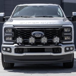 Ford Super Duty Lights - Baja Designs - LP9 Bull Bar Light Kit w/Upfitter - `23-`27